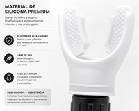 Detalles de la silicona premium del entrenador de respiración Nurevio